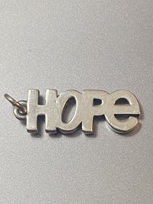 Pre-Owned James Avery Retired HOPE Silver Charm