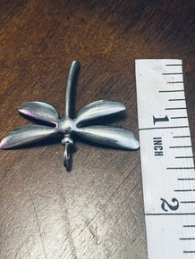 Pre-Owned James Avery Retired Silver Dragonfly Pendant