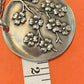 Pre-Owned James Avery Retired & HTF Silver Large Cherry Blossom Floral Pendant