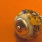 Pre-Owned James Avery Retired Silver Conical Leopard Glass Art Bead Finial