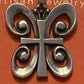 Pre-Owned James Avery Retired Silver Resurrection Butterfly Cross Pendant