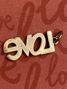 James Avery Retired 2024 Block Letter LOVE Charm