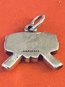 Pre Owned James Avery Retired Silver Martial Arts Karate Belt Charm