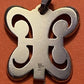 Pre-Owned James Avery Retired Silver Resurrection Butterfly Cross Pendant