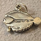 .925 Sterling Silver Fish Charm